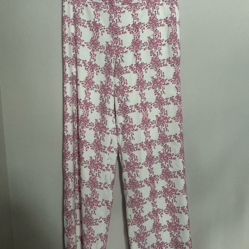 Etcetera - Pink and White Wide Leg Pants in size 10. NWT